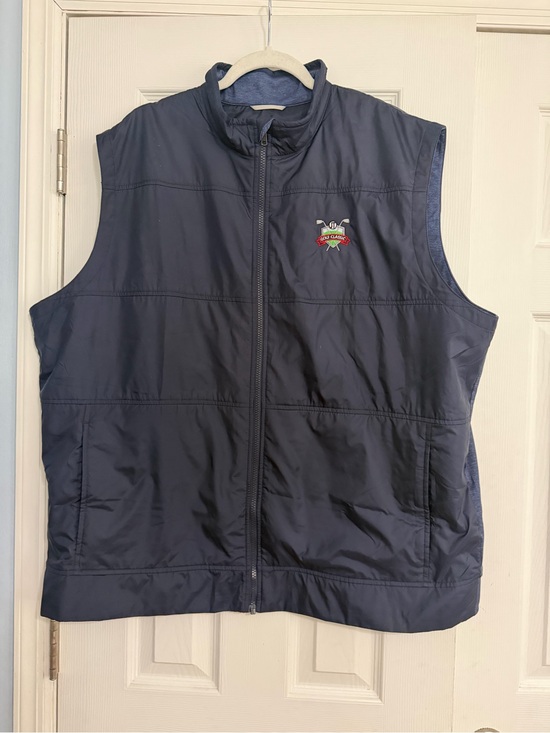 Cutter & Buck Other - Cutter & Buck Men's Navy Golf Puffer Vest CB dry tec size XXL
